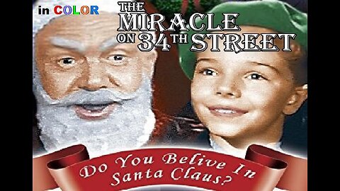 THE MIRACLE ON 34TH STREET 1955 in COLOR 20th Century Fox Hour TV Broadcast FULL PROGRAM