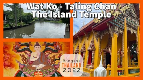 Wat Ko - Unique Temple with Street Art Murals - Taling Chan District Bangkok