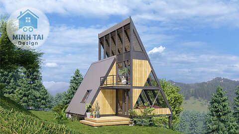 Small House Design Ideas - A Frame House - Minh Tai Design 22