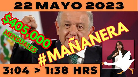 💩🐣👶 #AMLITO | Mañanera *Lunes 22 de Mayo 2023* | El gansito 3:04 a 1:38.