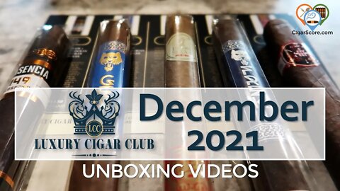 OMG! SO COOL! Unboxing Luxury Cigar Club's December 2021 Platinum Box