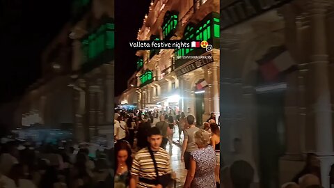 Valletta festival night 2023#malta #travel #valletta #youtubeshorts #instagram