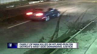 Family of man killed in hit-and-run on Detroit's west side demanding justice