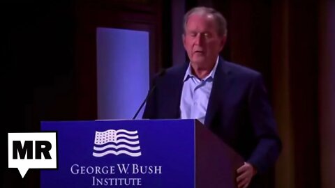 Bush Commits MOMUMENTAL Freudian Slip Confusing Putin's Illegal Invasion For His Own