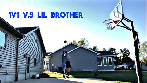 EPIC BASKETBALL BATTLE: Sibling Rivalry EXPLODES in INTENSE 1v1 Showdown! (feat. Matthew)