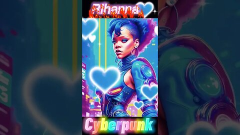 Rihanna Cyberpunk #rihanna #music #shorts