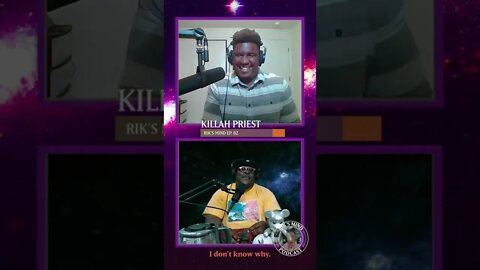 Rik's Mind Podcast Ep82 Killah Priest Reveals he's a huge classic rock fan!