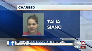 Woman Slaps Deputy in the Face