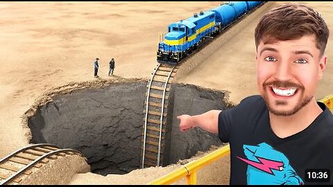 Train Vs Giant Pit