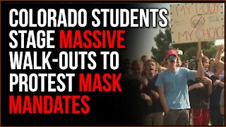 Colorado Students Stage Walk-Out At Multiple Schools To Protest Mask Mandates