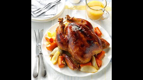 Cooking Simplified: Whole Roast Chicken with Braised Roots & Peas