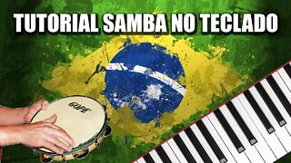 TUTORIAL SAMBA NO TECLADO COM 2 ACORDES - AULA PARA INICIANTES