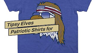 Tipsy Elves Patriotic Shirts for Men - USA Short Sleeve Button Up American Flag Shirts for Men...