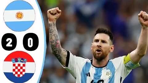 Argentina va Croatia 2-0 All Goals & Extended Highlights - 2022