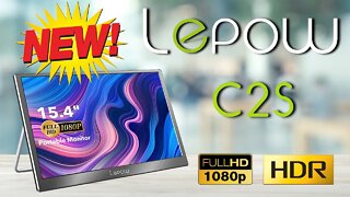 New & Improved Lepow C2S 15.4" HDR 1080p Portable Monitor
