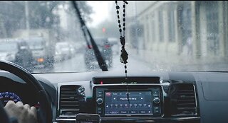 Gentle night rain on a car. Soothing Sounds for Relaxation and Sleep. Helped millions. Instantly fall asleep into deep sleep