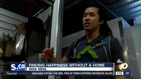 Finding happiness without a home