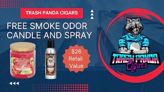 Free Smoke Odor Candle and Spray | Cigar prop 2022
