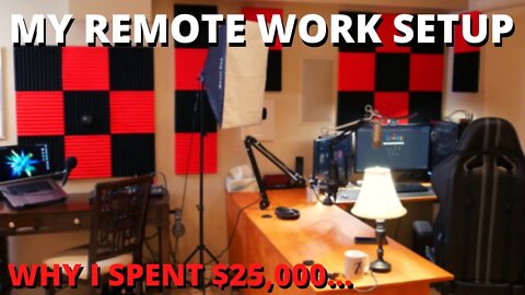 My Remote Programming/YouTube Setup - $25,000 Worth of Tech & Equipment