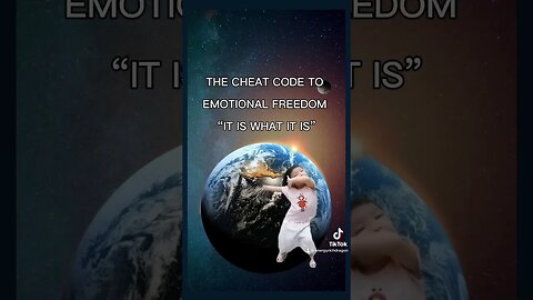Emotional Freedom Cheat Code #spiritualtiktok #energyshift #spiritualawakening #cheatcodes