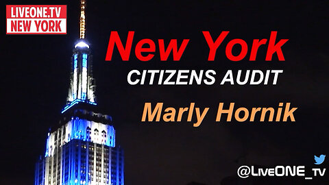 New York Citizens Audit Director Marly Hornik on Live One TV 3-6-2023