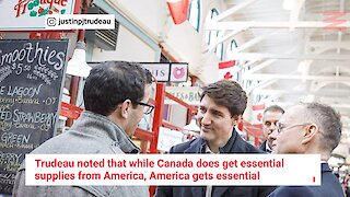 Justin Trudeau Says Not Sending N95 Masks To Canada From The US Would Be A "Mistake"