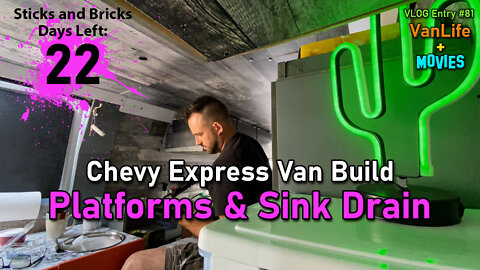 Van Build - Sink Drain and Platforms