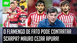 "Sobre o Scarpa, a INFORMAÇÃO que EU TIVE é que o Flamengo..." Mauro Cezar APURA e FALA A REAL!