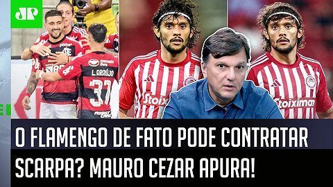 "Sobre o Scarpa, a INFORMAÇÃO que EU TIVE é que o Flamengo..." Mauro Cezar APURA e FALA A REAL!