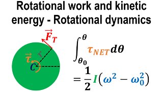 Rotational work and kinetic energy - Rotational dynamics - Classical mechanics - Physics