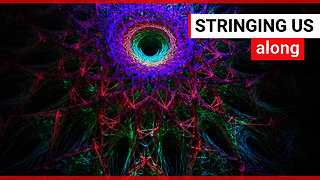 Artists shows off hypnotic string installations