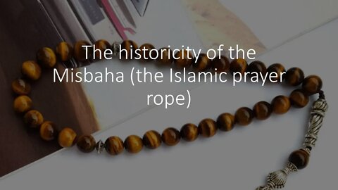 PRAYER BEADS These beads 'Misbaha' were Christian