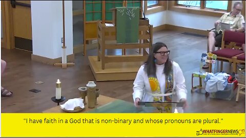 "I have faith in a God that is non-binary and whose pronouns are plural."