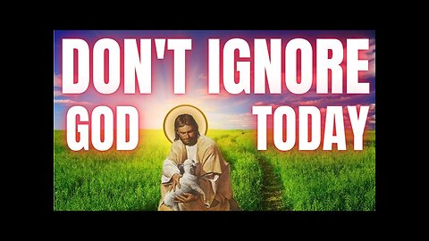 God Sent You This Sign For A Reason Today | God Helps Prayer Message