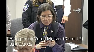 Alderperson Vered Meltzer's (District 2) Invocation At 03/01/2022 Common Council Meeting