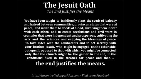 JESUIT OATHS JEHOVAH FREEMASONS SUICIDES MURDERS DEATHS