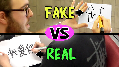 FAKE vs REAL Chinese