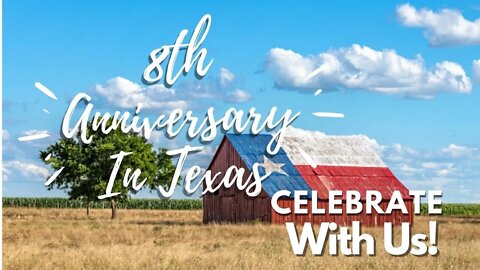 Our 8th anniversary in Texas | Discussing Food Shortages | Homeschooling | Growing Food