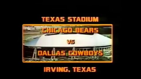 1977-12-26 NFC Divisional Chicago Bears vs Dallas Cowboys