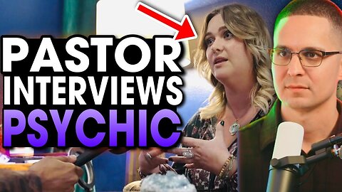 Pastor interviews a PSYCHIC in her reading room! (Reaction)