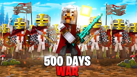 I Survived 500 Days at WAR in Medieval Minecraft... 3