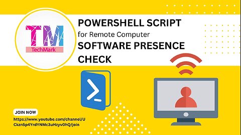 PowerShell Script for Remote Computer Software Presence Check
