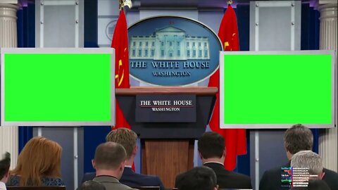 WHITE HOUSE PRESS ROOM GREEN SCREEN EFFECTS/ELEMENTS