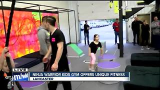 Unique gym offers 'ninja warrior' fitness to kids