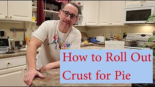 How to Roll out Pie Crust