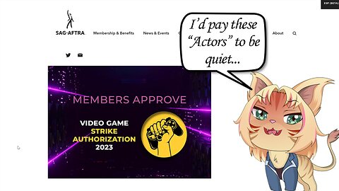 So SAG-AFTRA authorizes A Video Game Strike...So Anyways....