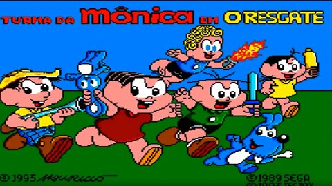 🔴Game Antigo| Turma Da Mônica Em o Resgate | Sega 1989 e TecToy 1993 | 2022