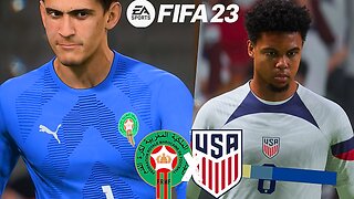 FIFA 23 - CONFIRA ESTE JOGÃO - EUA VS MARROCOS