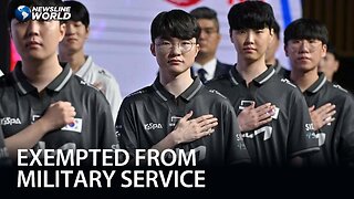 South Korea's league of legends team exempted from military service after winning gold