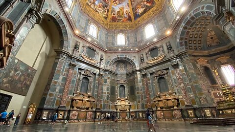 Inside Medici Chapel in Florence 🇮🇹